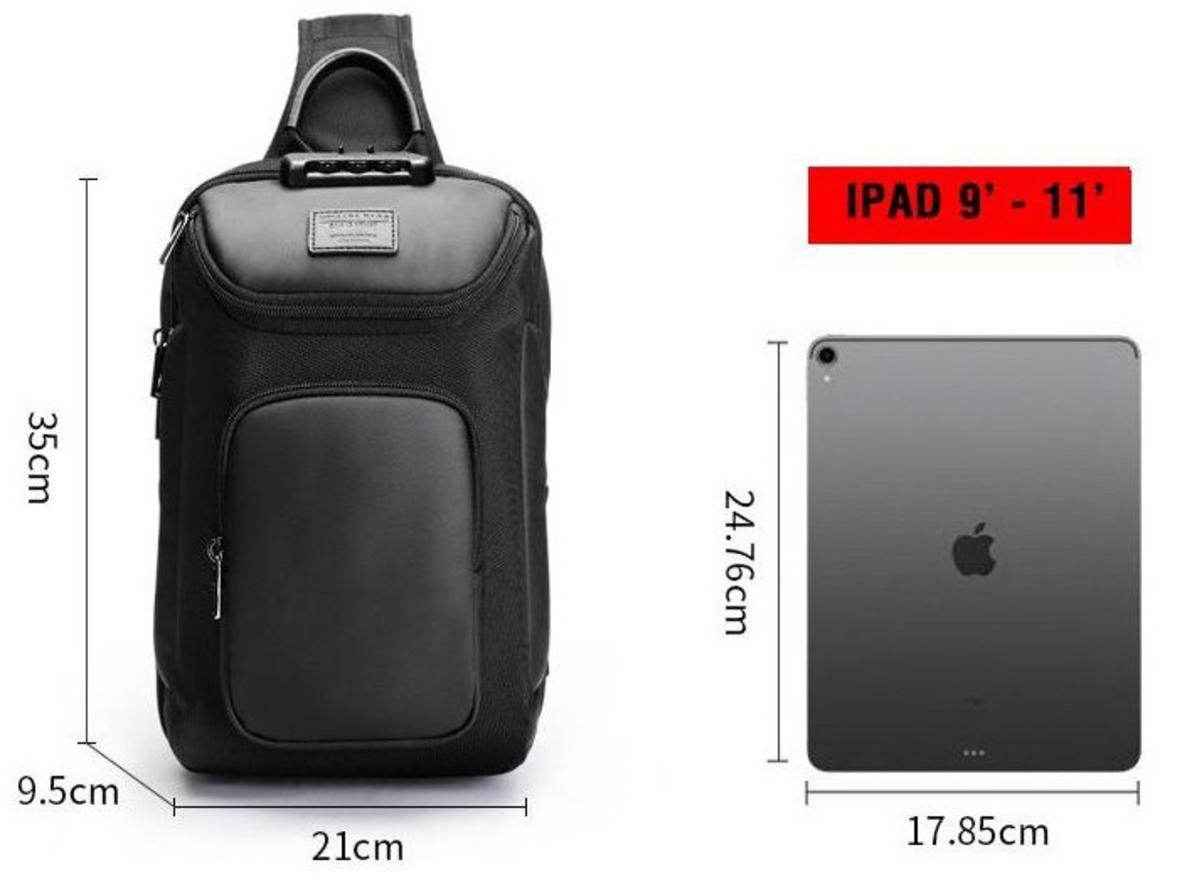 Tổng quan Balo đeo chéo một quai Reeyee RY217B