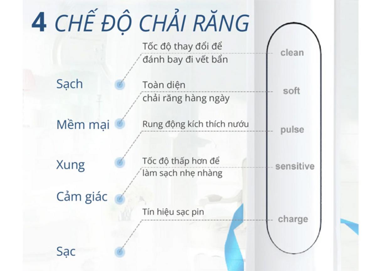 Tổng quan Bàn chải điện đầu xoay tròn Kachi MK361