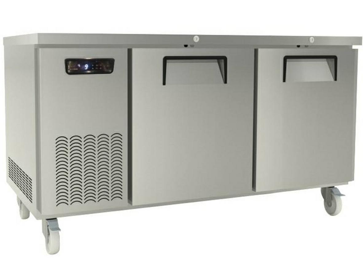 Mặt inox 304 cho thao tác sơ chế ngay tại chỗ.