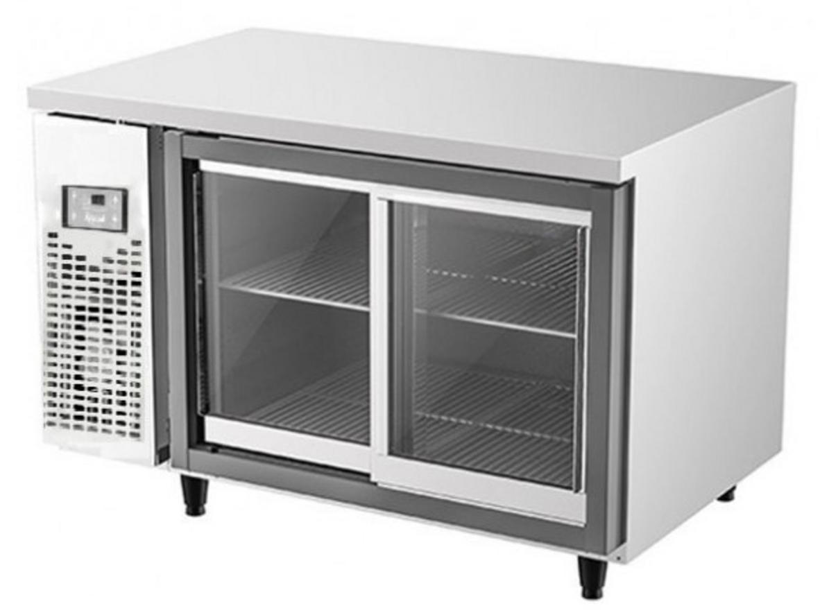 Tổng quan Bàn mát inox cánh kính cửa lùa Happys HWA-1200TRG