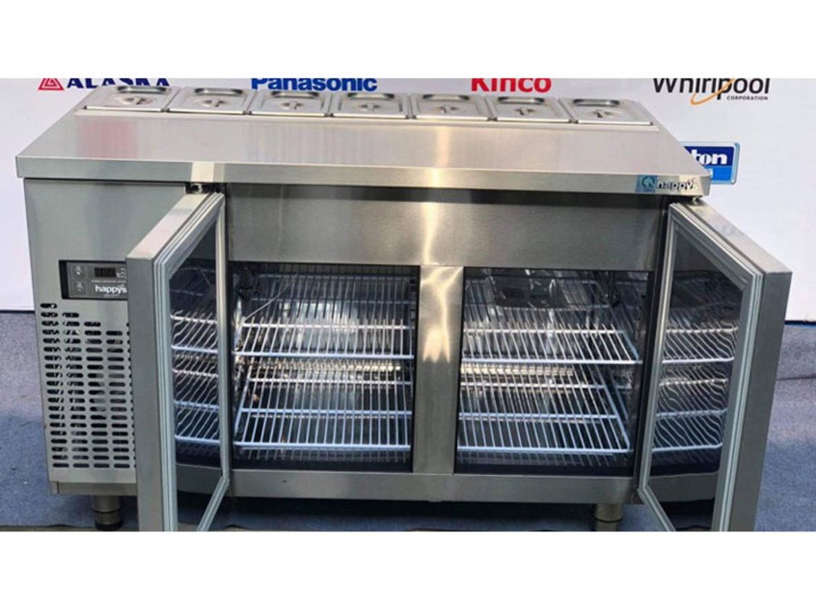Tổng quan Bàn mát salad 2 cánh Happys HWA-1200S-H