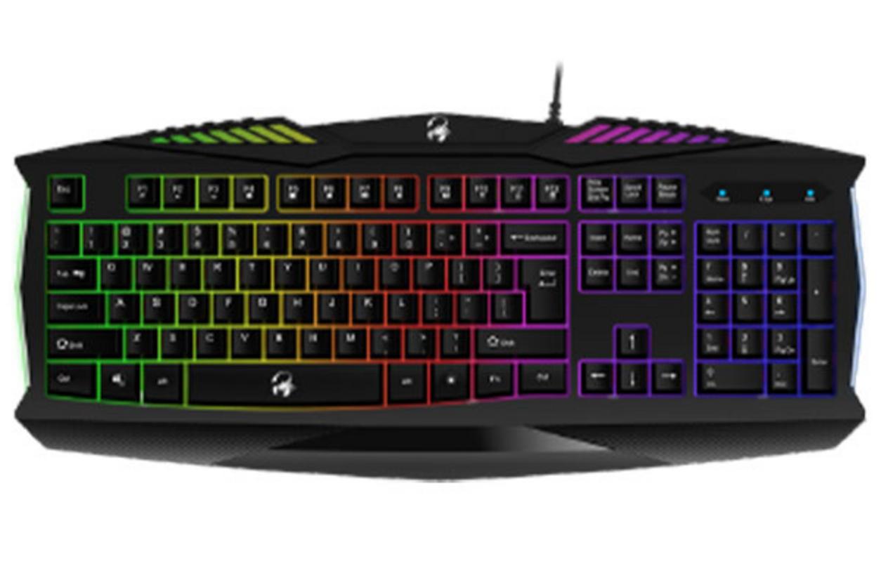 Tổng quan Bàn phím có dây Genius Scorpion K220 (có đèn chiếu sáng 7 màu)