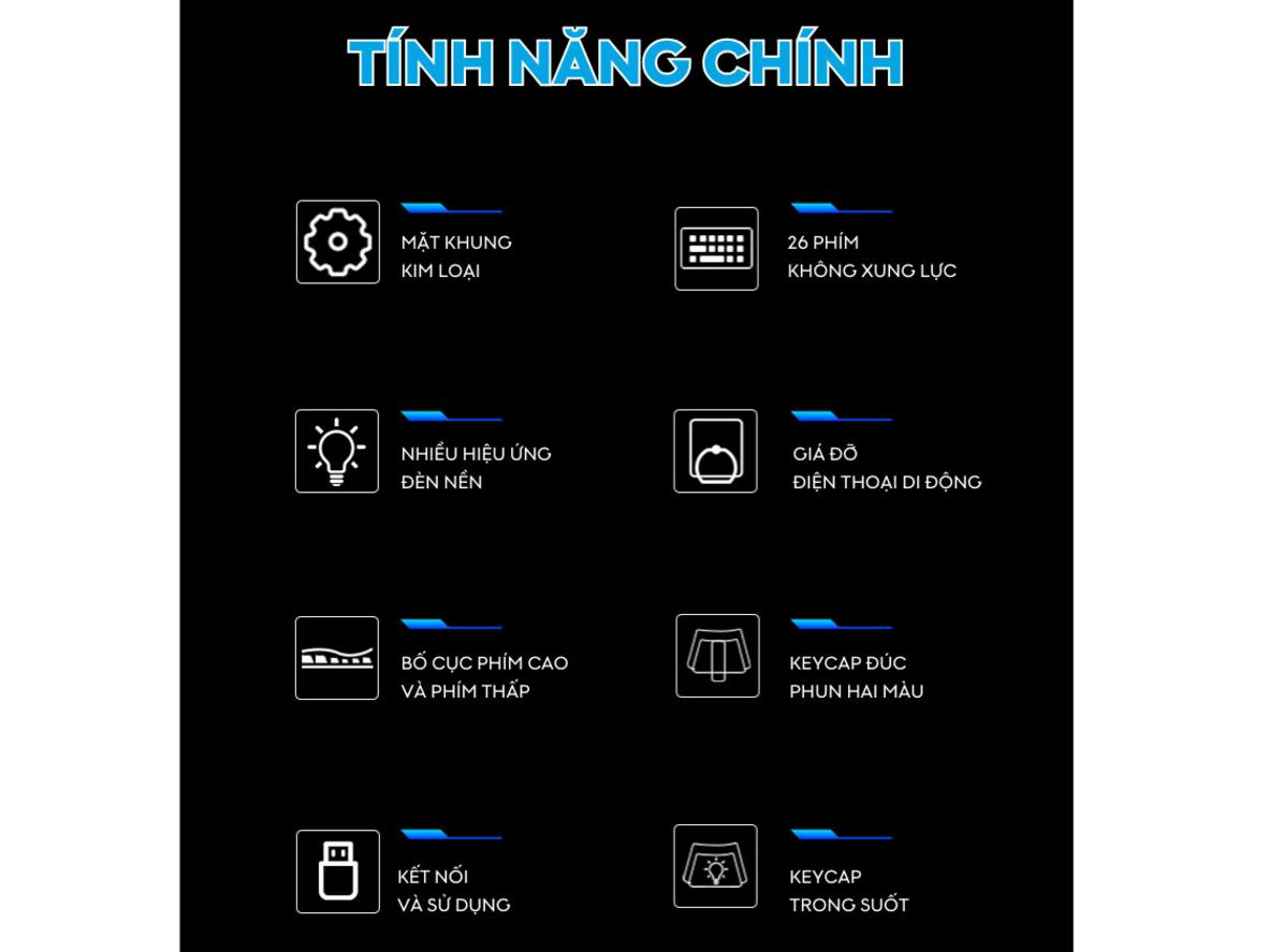 Tổng quan Bàn phím giả cơ Gaming Aula F2023