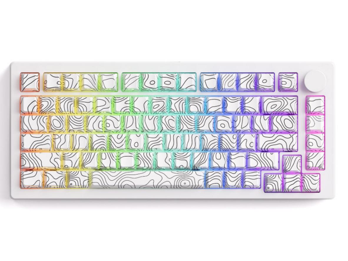 Bàn phím MonsGeek M1 V5-SP Contour White