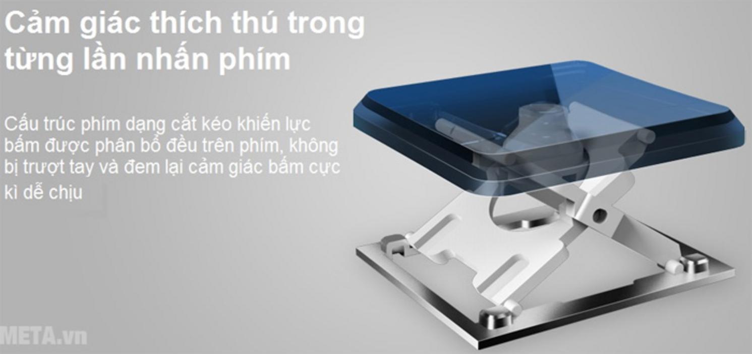 Tổng quan Bàn phím vi tính không dây Rapoo E2710