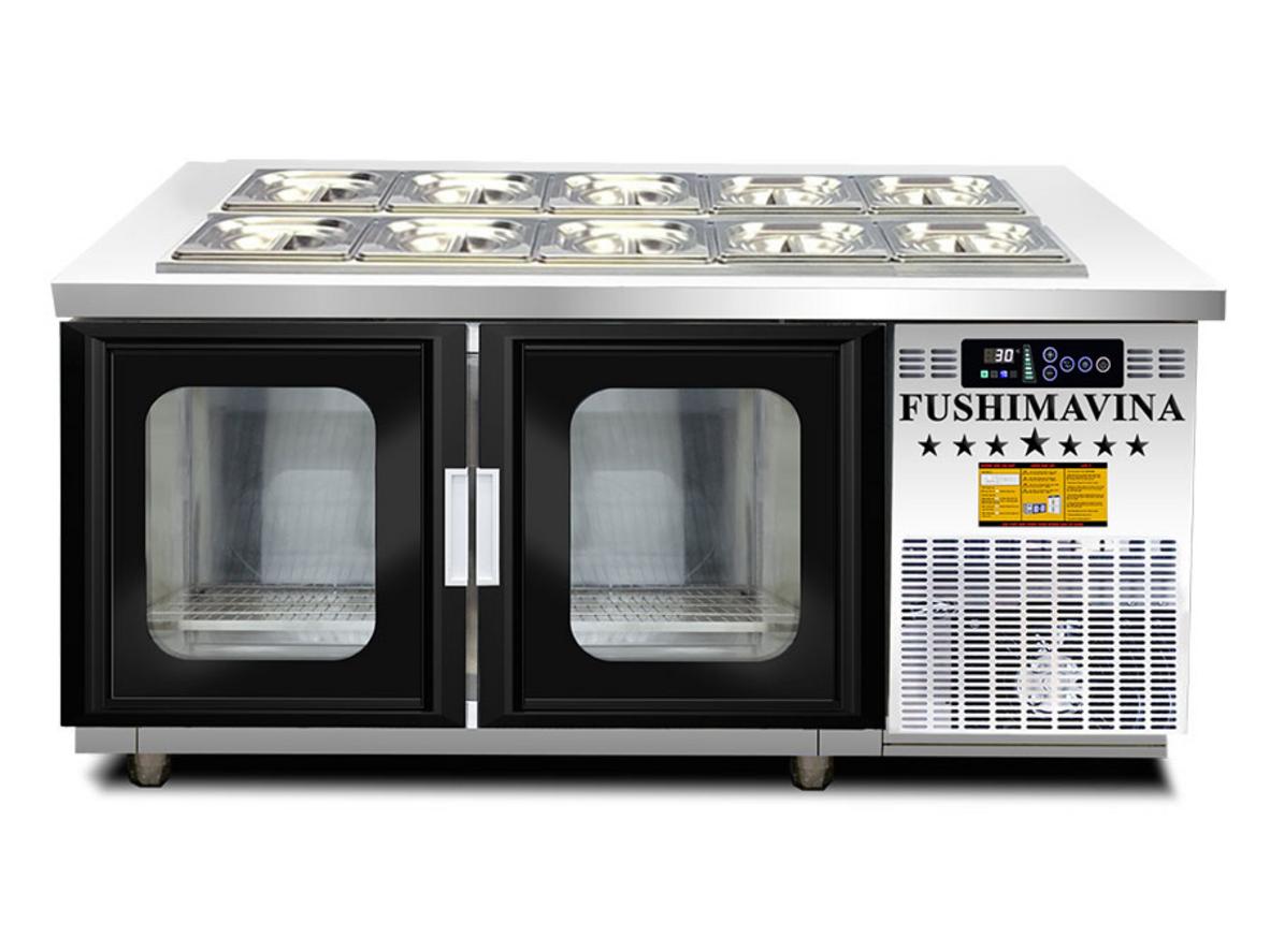 Tổng quan Bàn Salad 1.2m cánh kính FSM-BSLCK1.2
