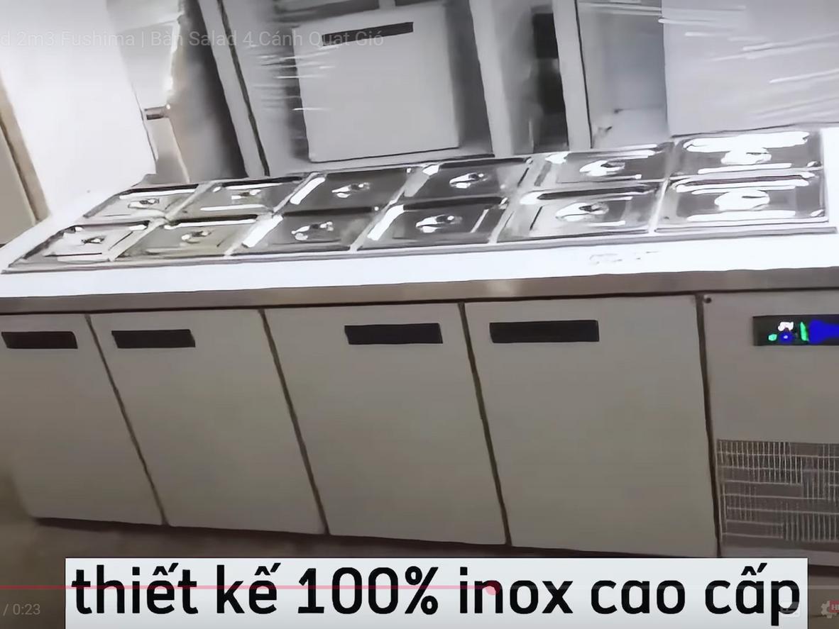 Dàn lạnh đồng và quạt gió gián tiếp cho làm lạnh đều