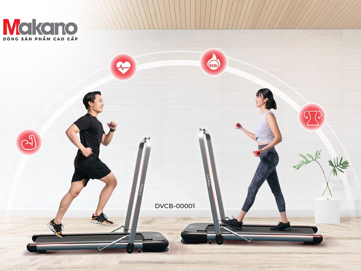 Băng chạy 42x105 cm với họa tiết chống trượt.