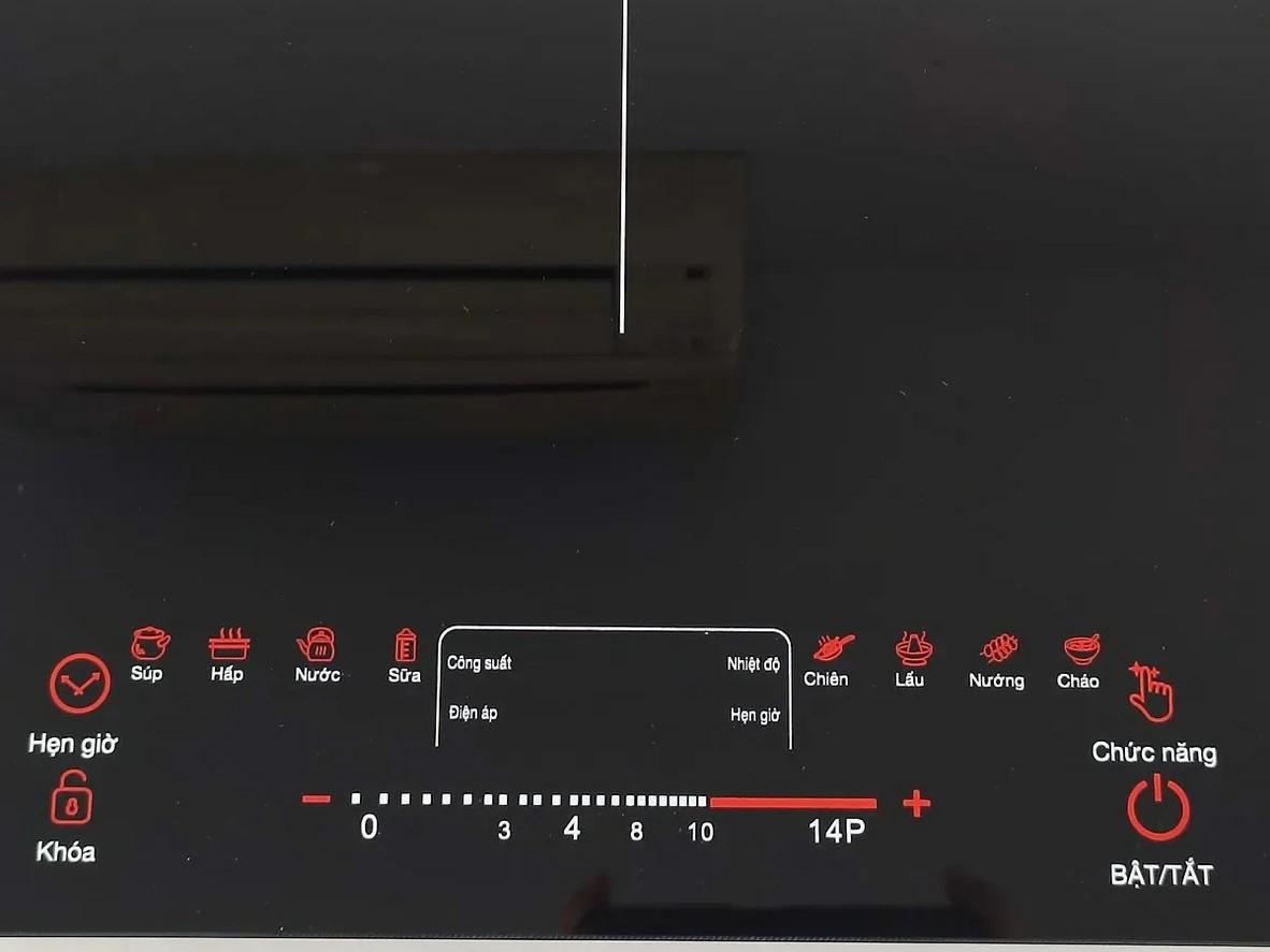 Điều khiển cảm ứng tiếng Việt, 8 chế độ nấu tiện lợi