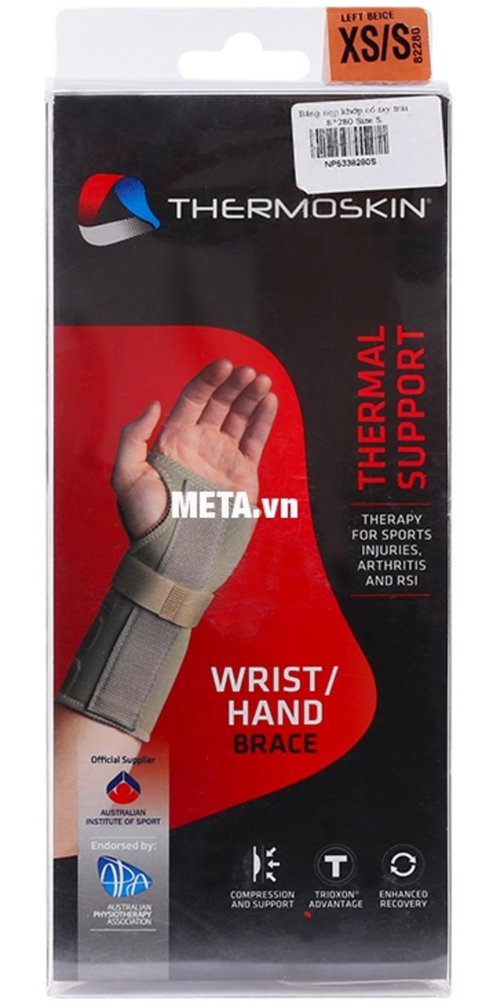 Tổng quan Băng nẹp khớp cổ tay trái Thermoskin 8*280