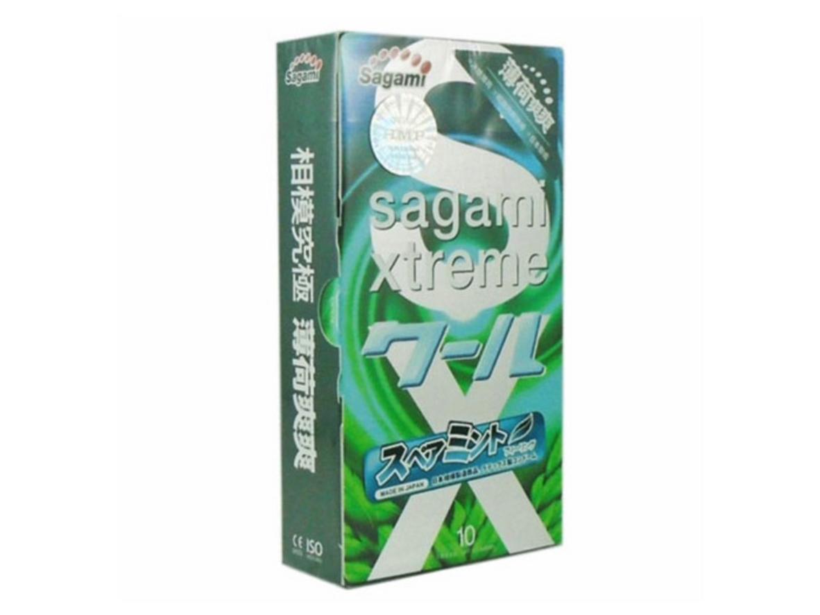 Tổng quan Bao cao su Sagami Xtreme Spearmint (10 chiếc)
