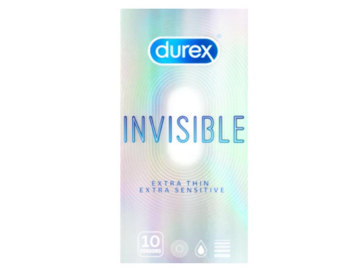Tổng quan Bao cao su siêu mỏng Durex Invisible Extra Thin (Hộp 10 chiếc)