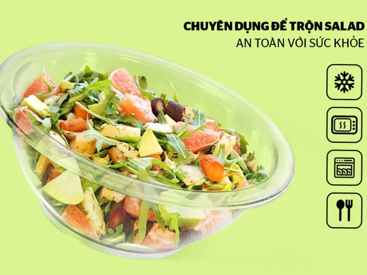 Dung tích 900 ml, vừa đủ cho 2–3 người