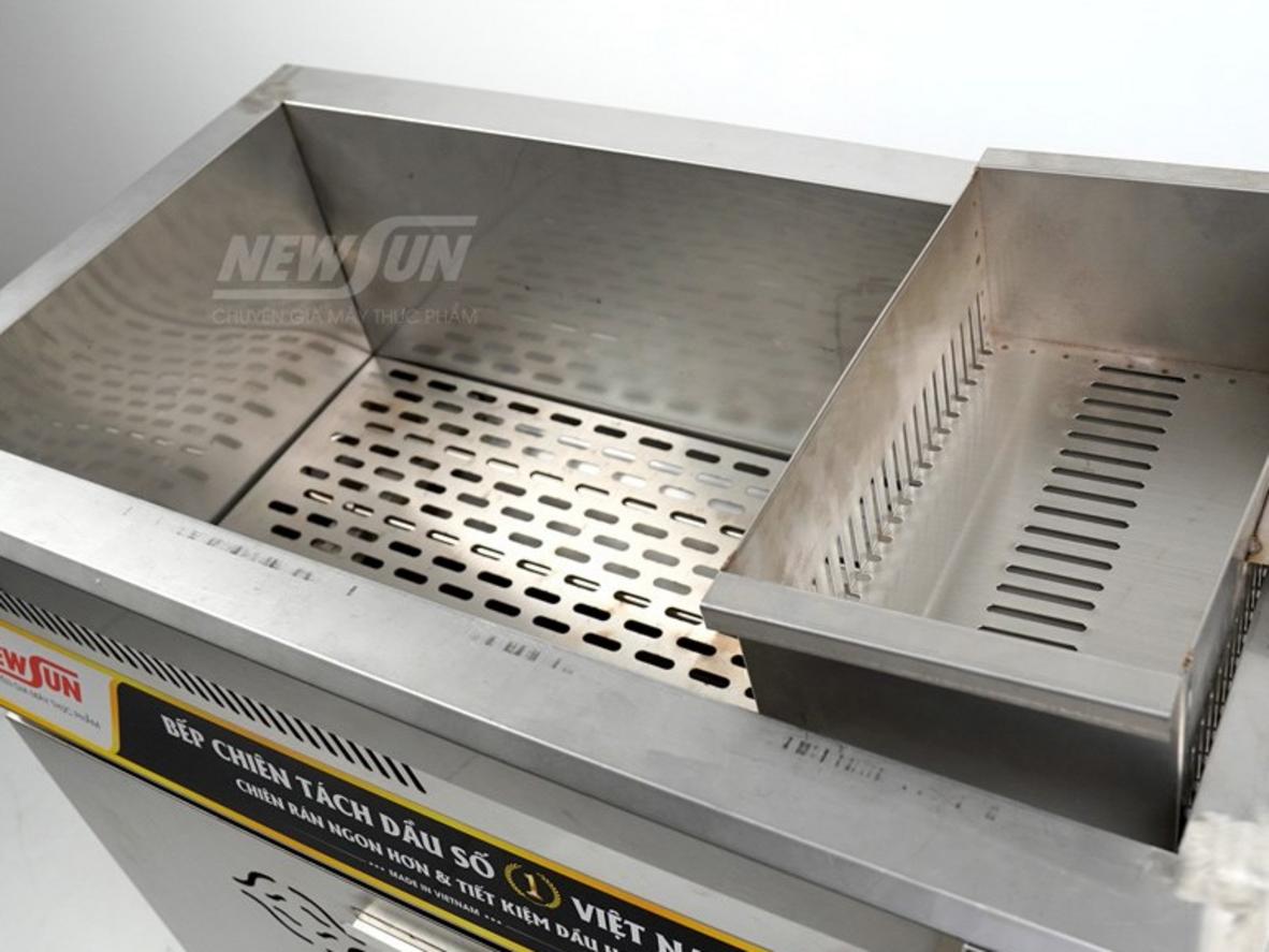 Tổng quan Bếp chiên tách dầu NewSun 35 lít