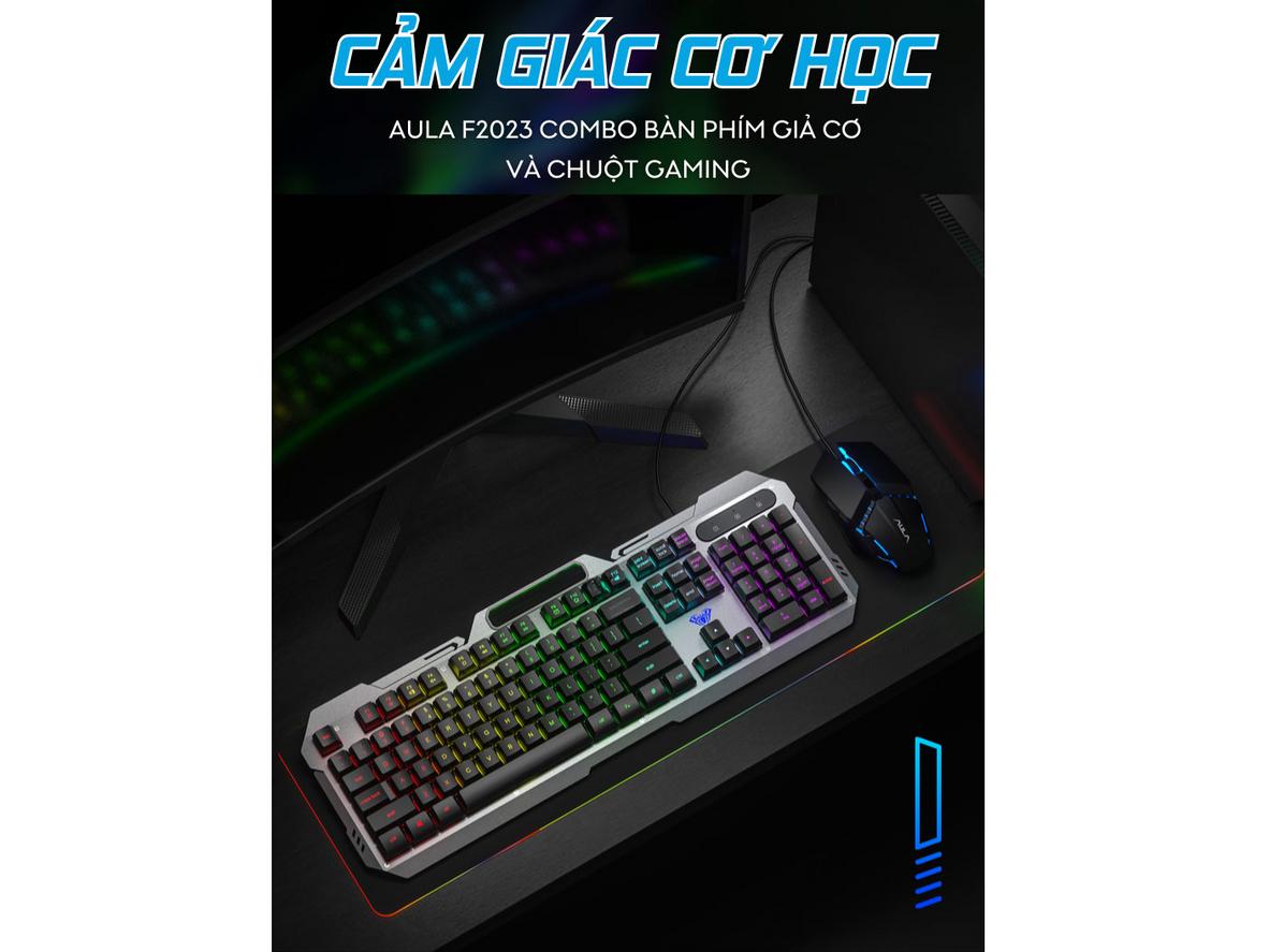 Cảm giác gõ gần phím cơ của Aula F2023