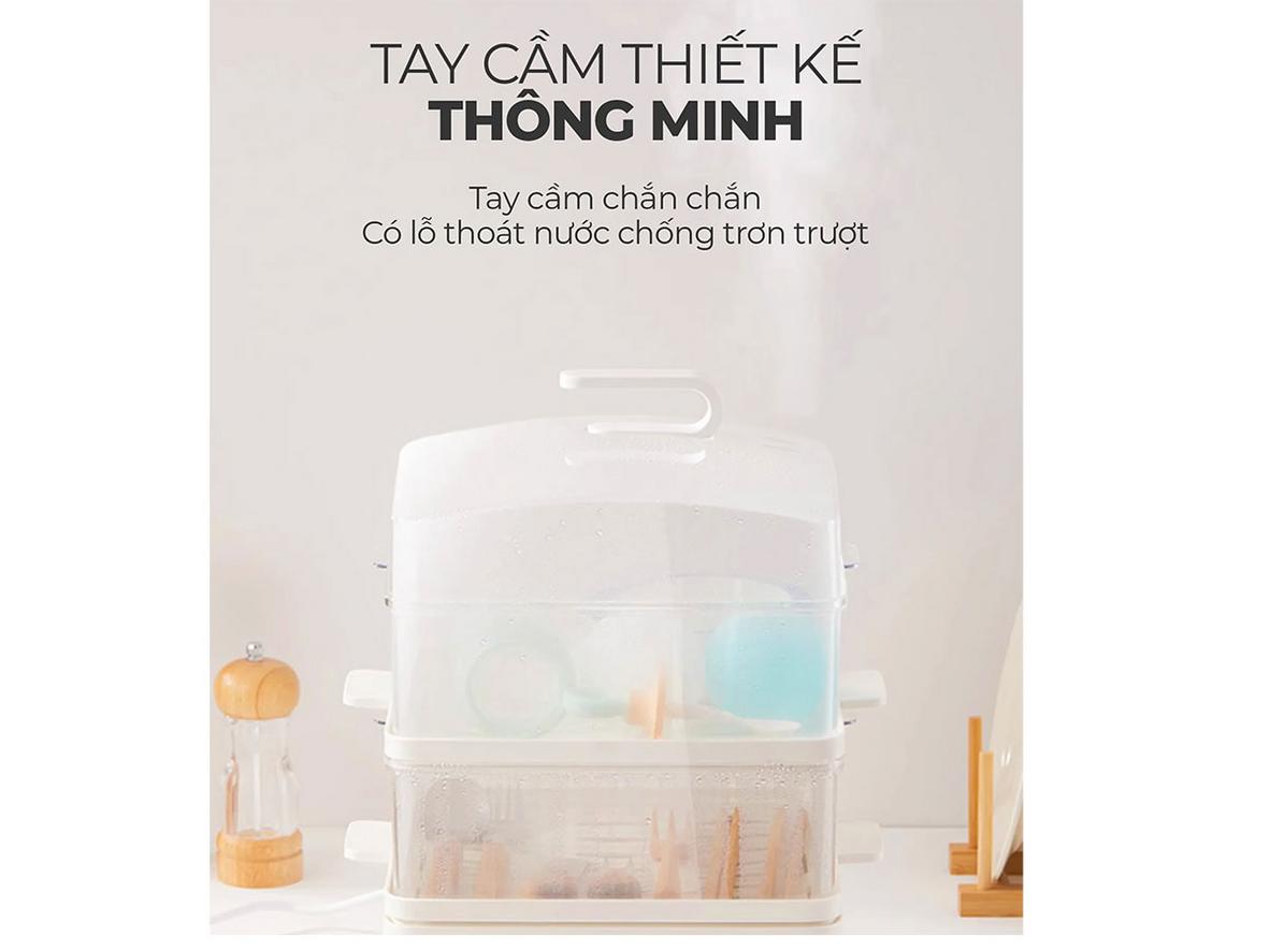 Khay PP chịu nhiệt — dễ vệ sinh.