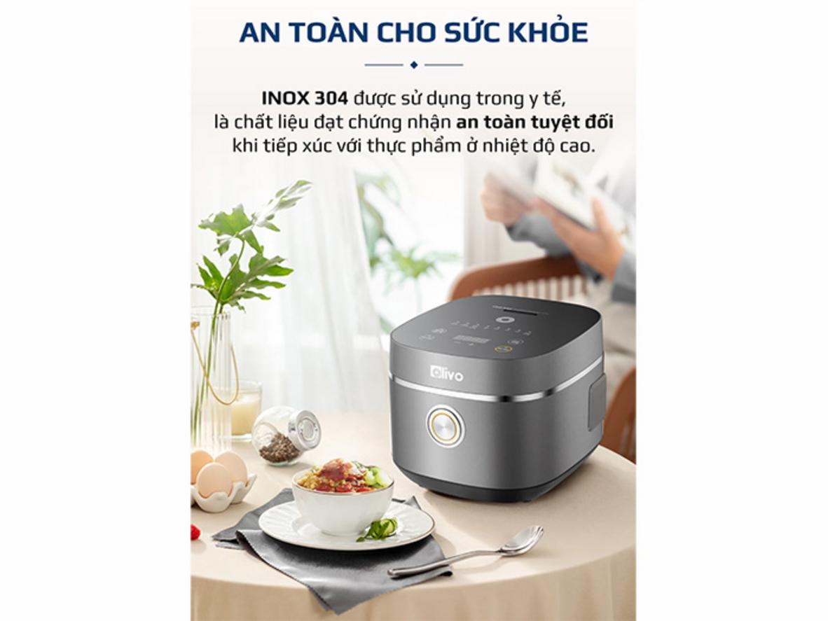 10 chế độ nấu, bao gồm Tách đường & Gạo lứt