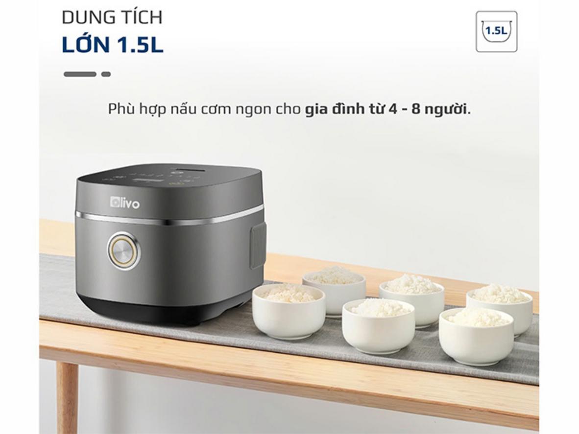 10 chế độ nấu, bao gồm Tách đường & Gạo lứt