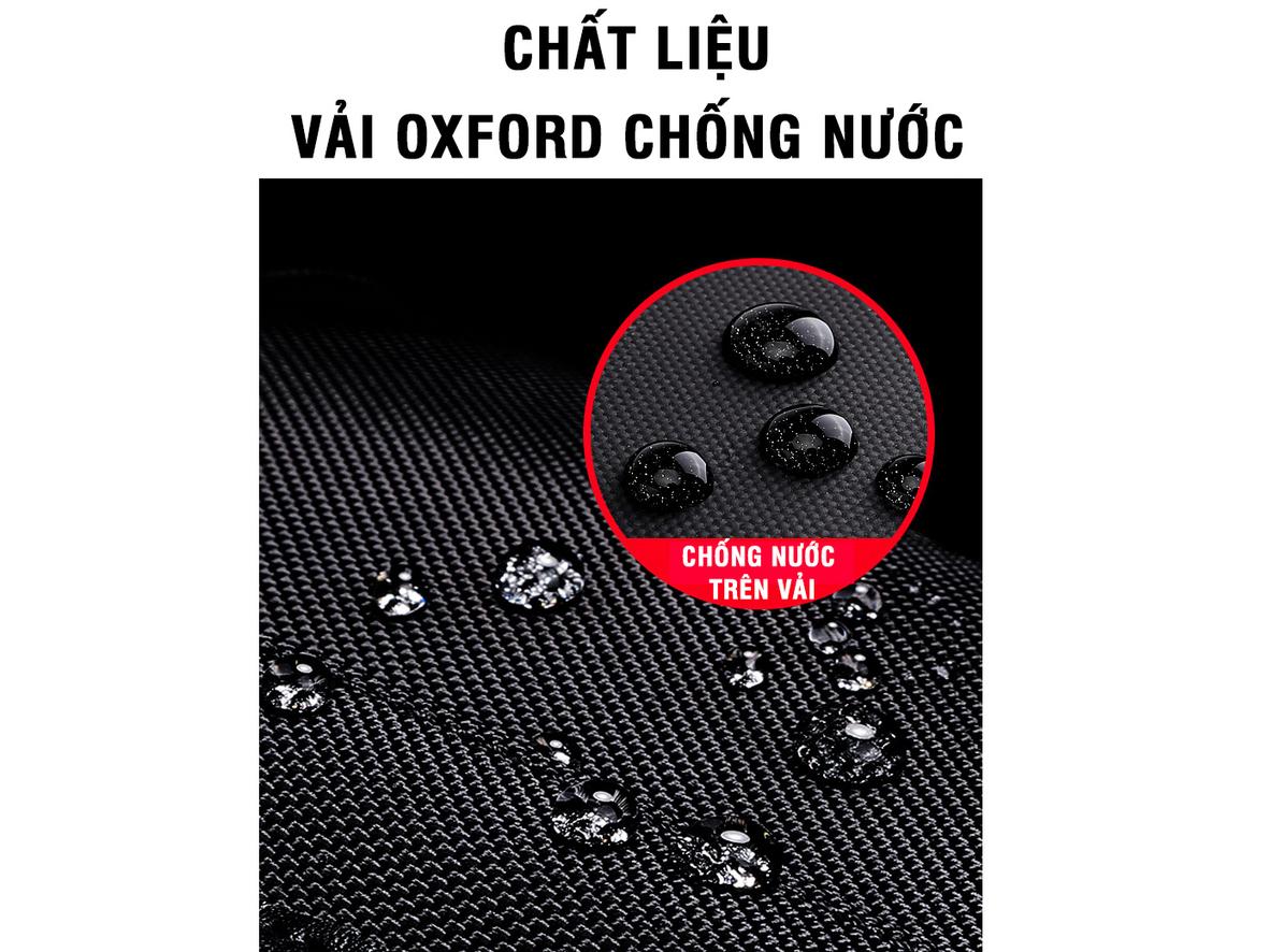Chất liệu Oxford + PVC chống nước