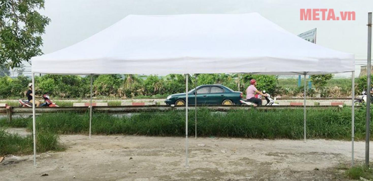 Cơ chế xếp gọn và điều chỉnh chiều cao của nhà bạt