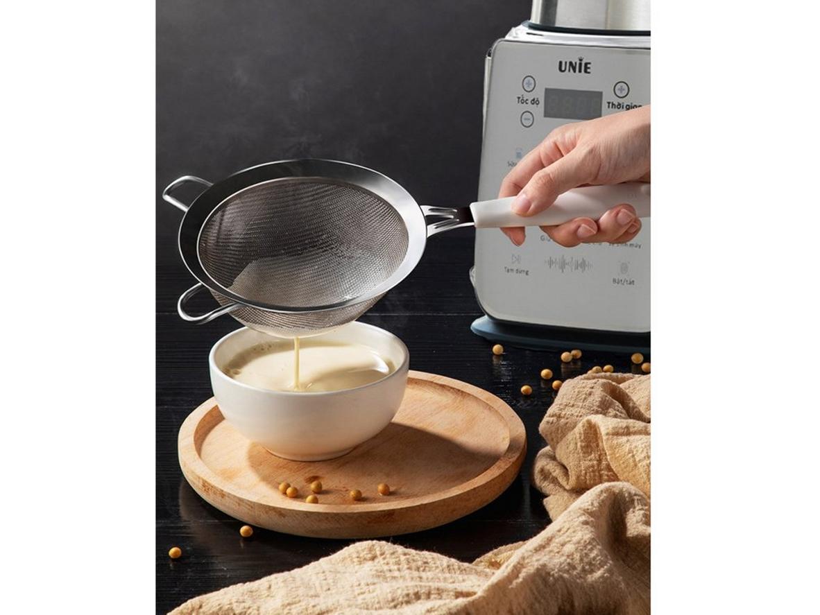 Cối thủy tinh chịu nhiệt và lưỡi dao inox an toàn