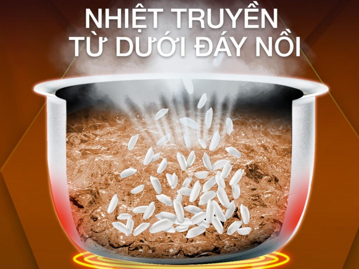 Công nghệ nấu 1D cho cơm chín đều