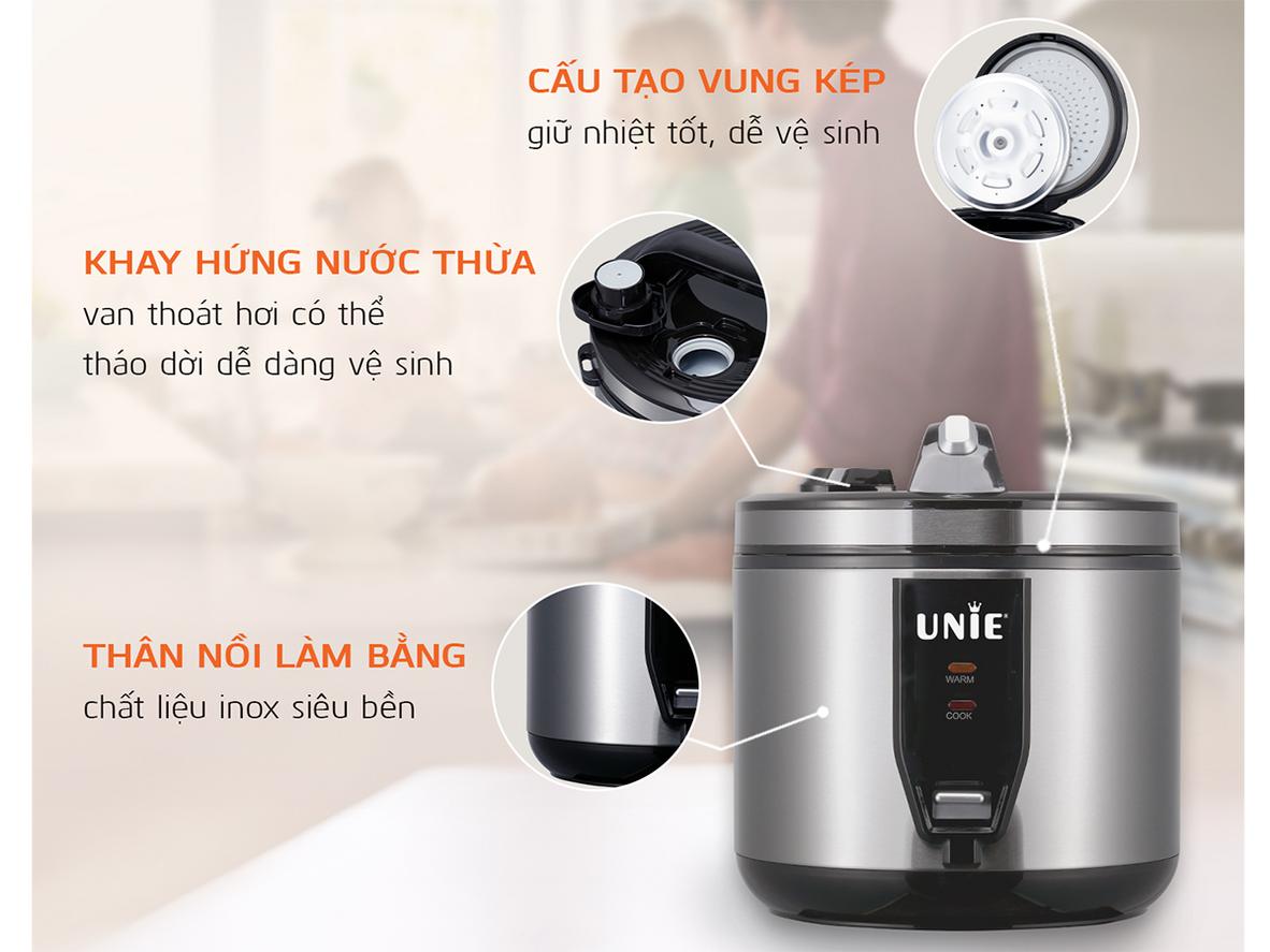 Minh hoạ công nghệ nấu 3D với 3 mâm nhiệt