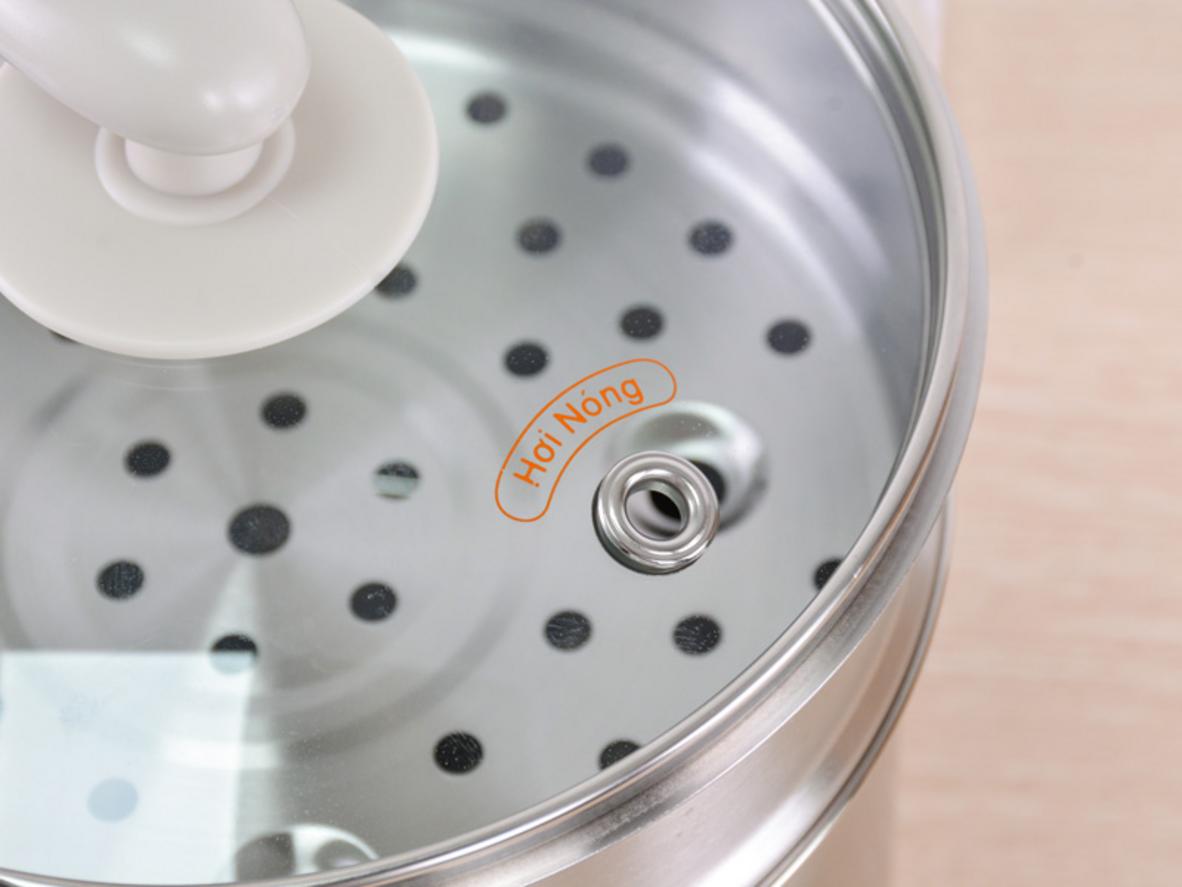 Công suất 300–600W với 2 mức điều chỉnh.