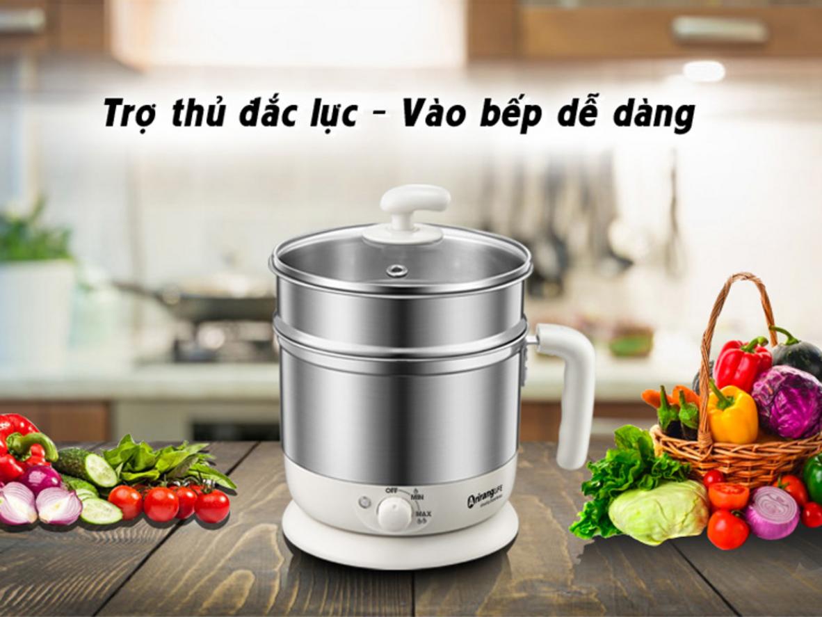 Công suất 300–600W với 2 mức điều chỉnh.