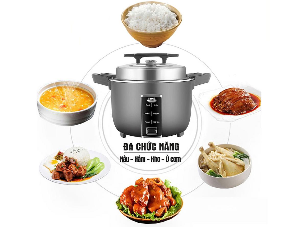 3000W — Hiệu suất nấu cho quán ăn/căn tin