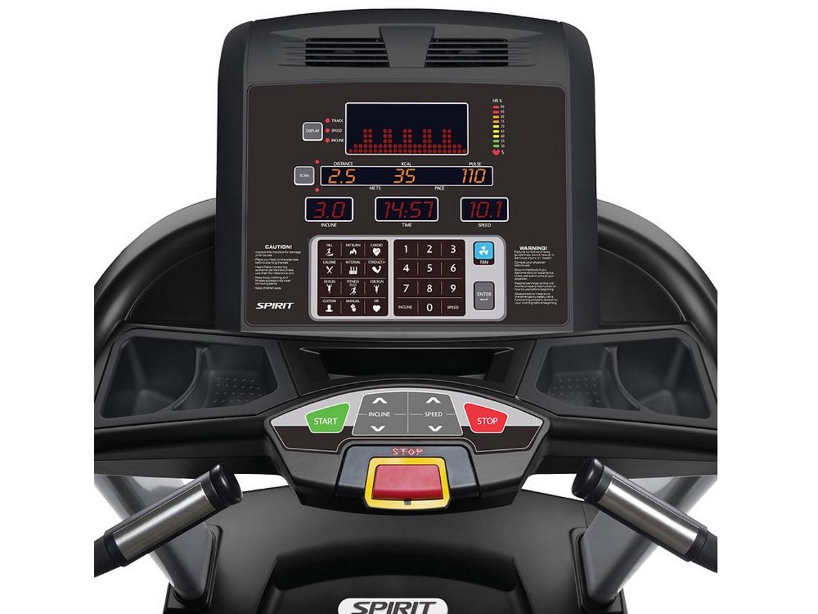 Động cơ AC 4.0 HP của Spirit CT-850 — chạy êm, bền bỉ, phù hợp phòng gym thương mại và gia đình cao cấp, giảm nguy cơ quá nhiệt.