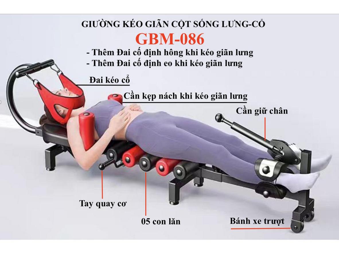 Đai cố định và nệm PU êm, dễ vệ sinh.