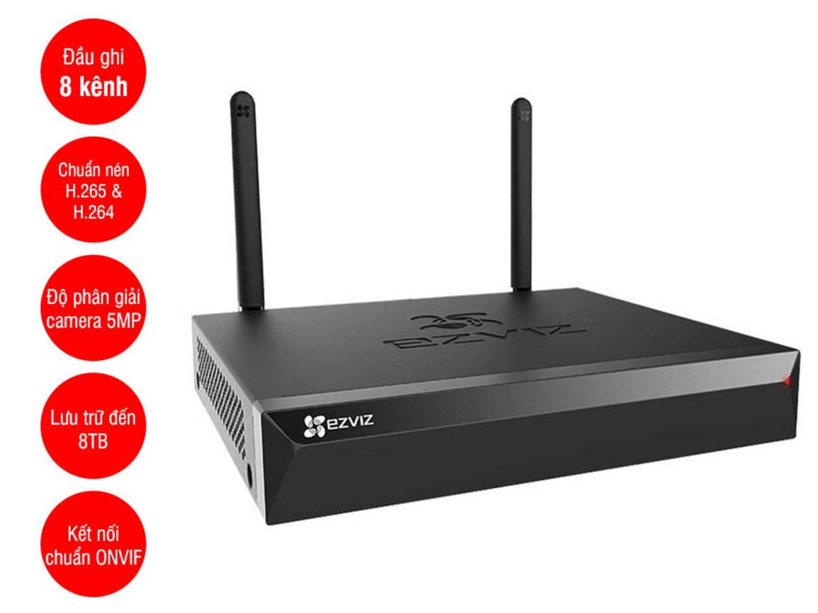 5MP sắc nét và quản lý 8 kênh