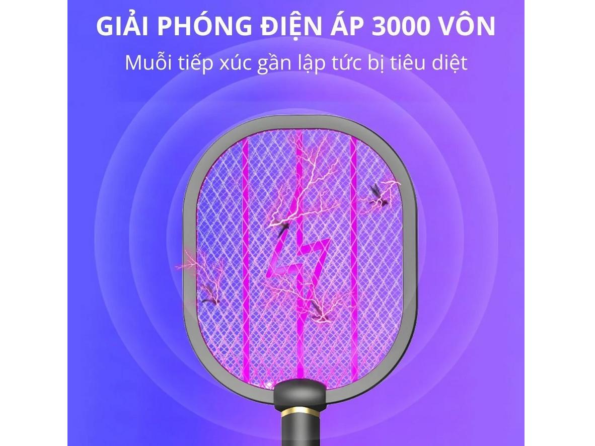 Đế sạc tích hợp giúp đặt gọn và sạc nhanh