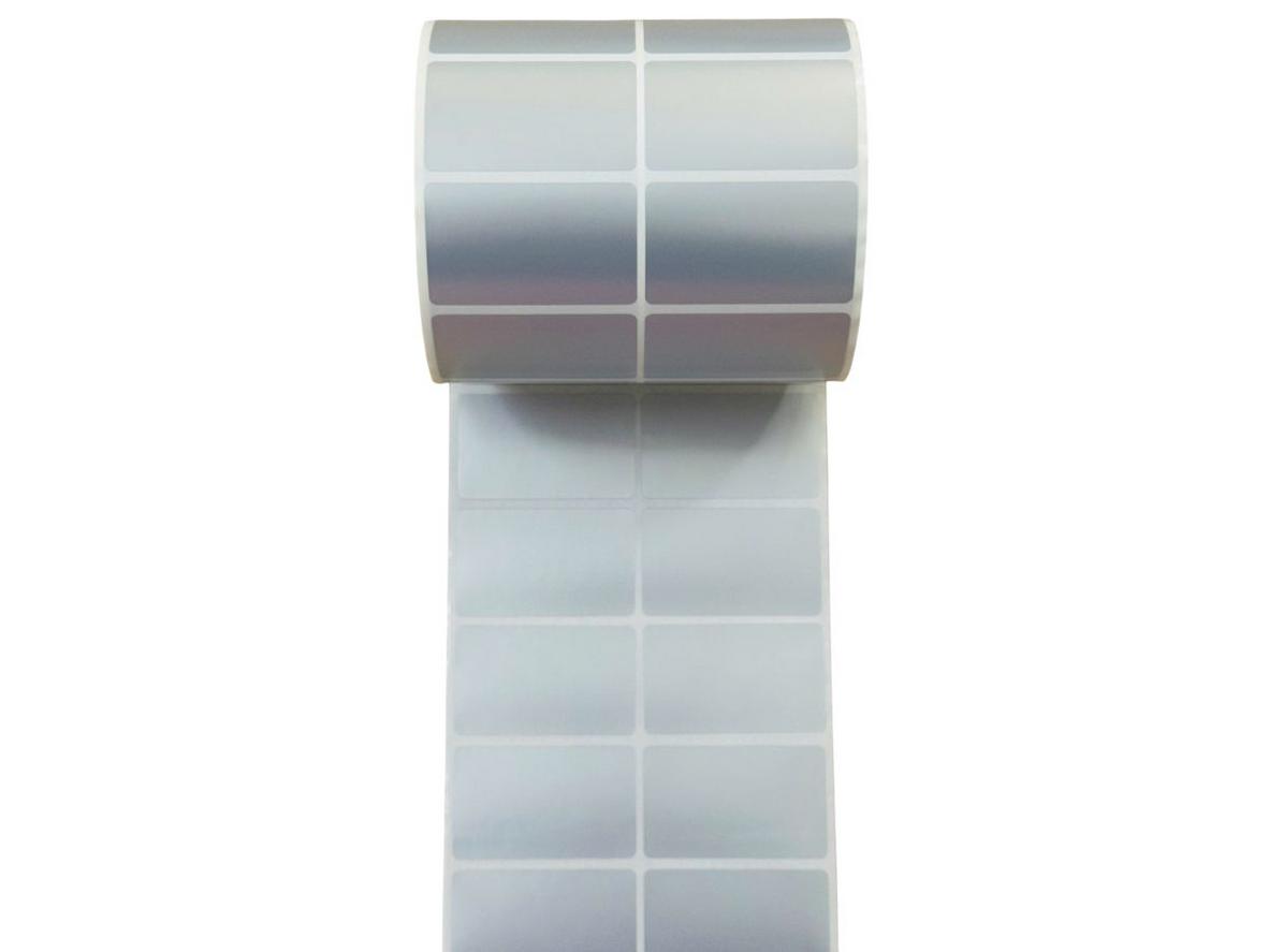 Decal xi bạc (50 x 30) mm x 50m