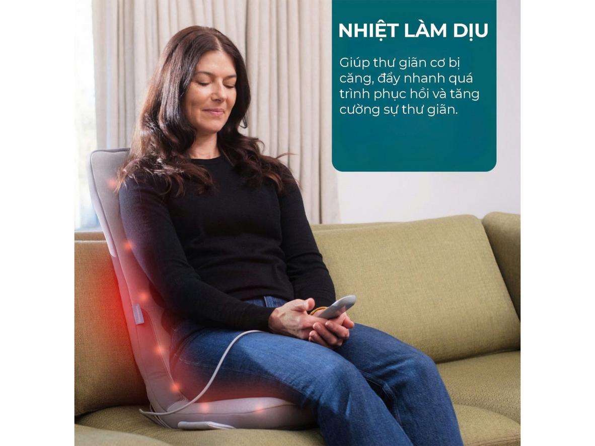 Tổng quan Đệm massage lưng toàn thân Homedics MCS-512H