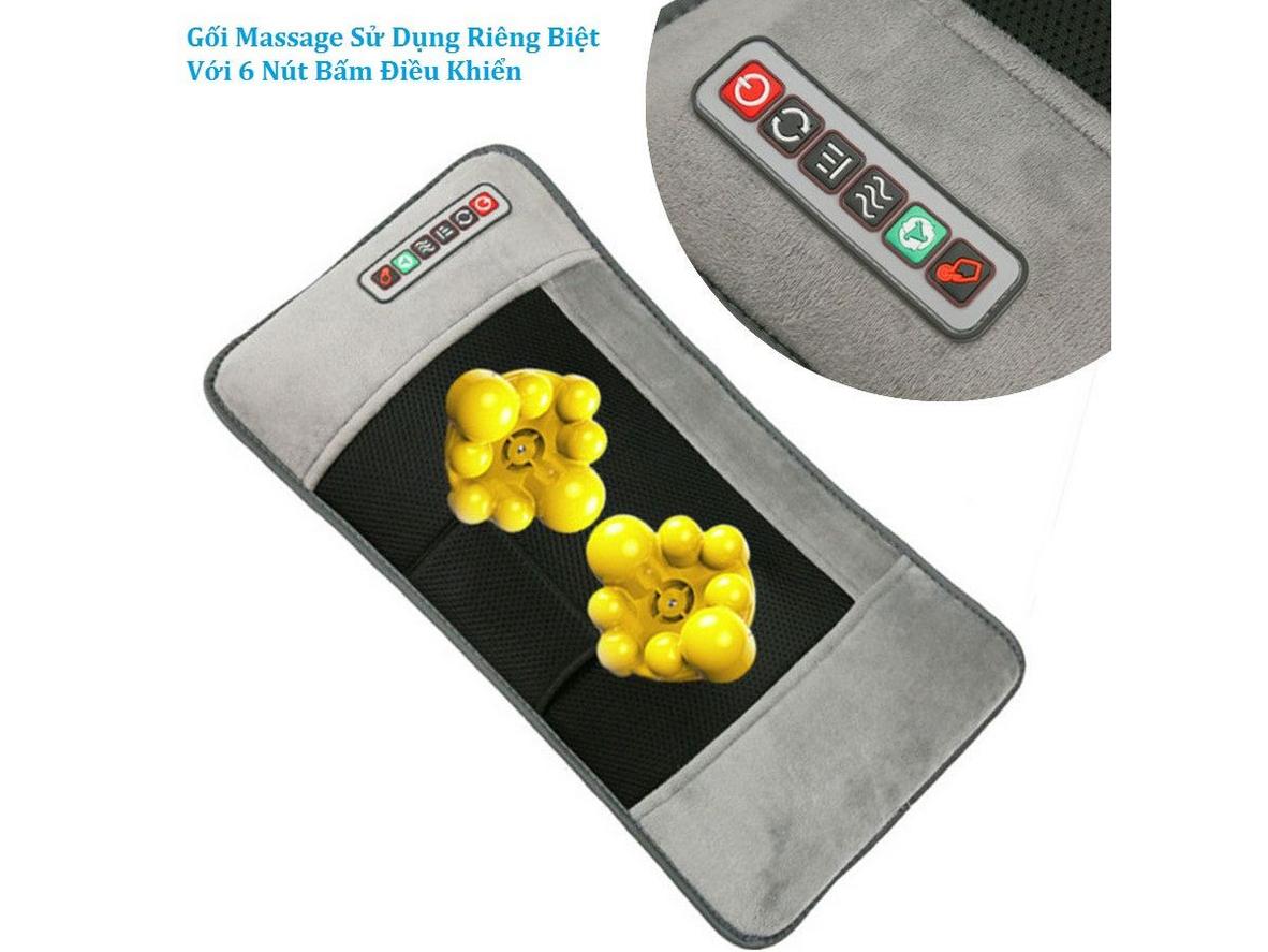 10 động cơ massage phân bố dọc lưng