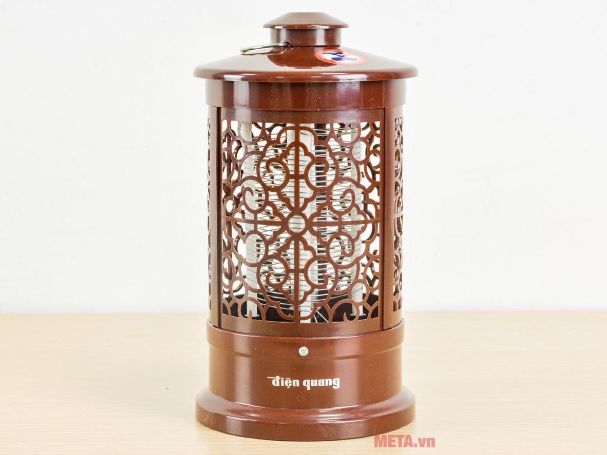 UV tím + lưới 360° thu hút và tiêu diệt muỗi.