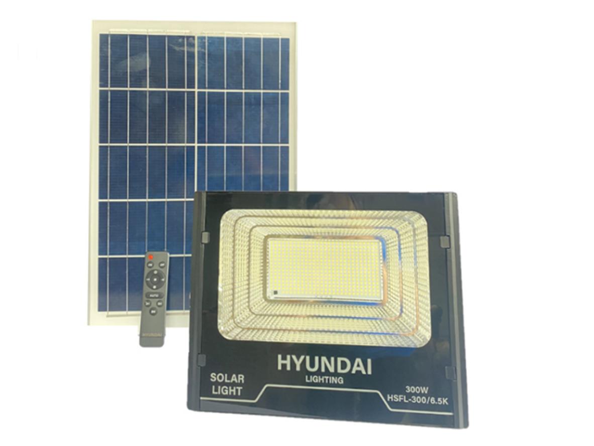 Tổng quan Đèn pha năng lượng mặt trời Hyundai HSFL-300/6.5K