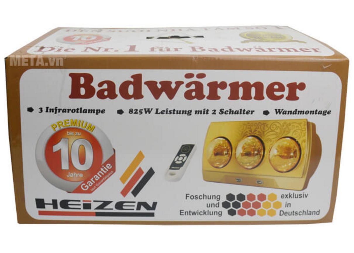 Tổng quan Đèn sưởi nhà tắm 3 bóng có điều khiển Heizen HE3BR