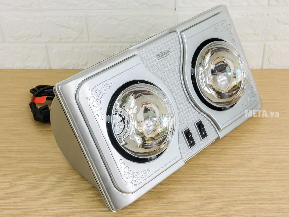 Tổng quan Đèn sưởi nhà tắm Hans 2 bóng H2B