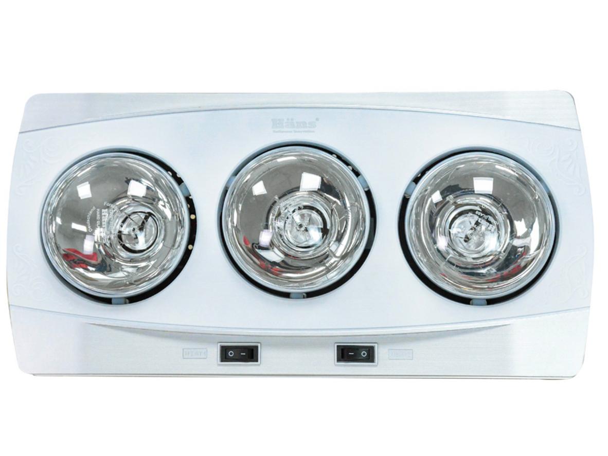 Tổng quan Đèn sưởi nhà tắm hồng ngoại Hans 3 bóng H3B