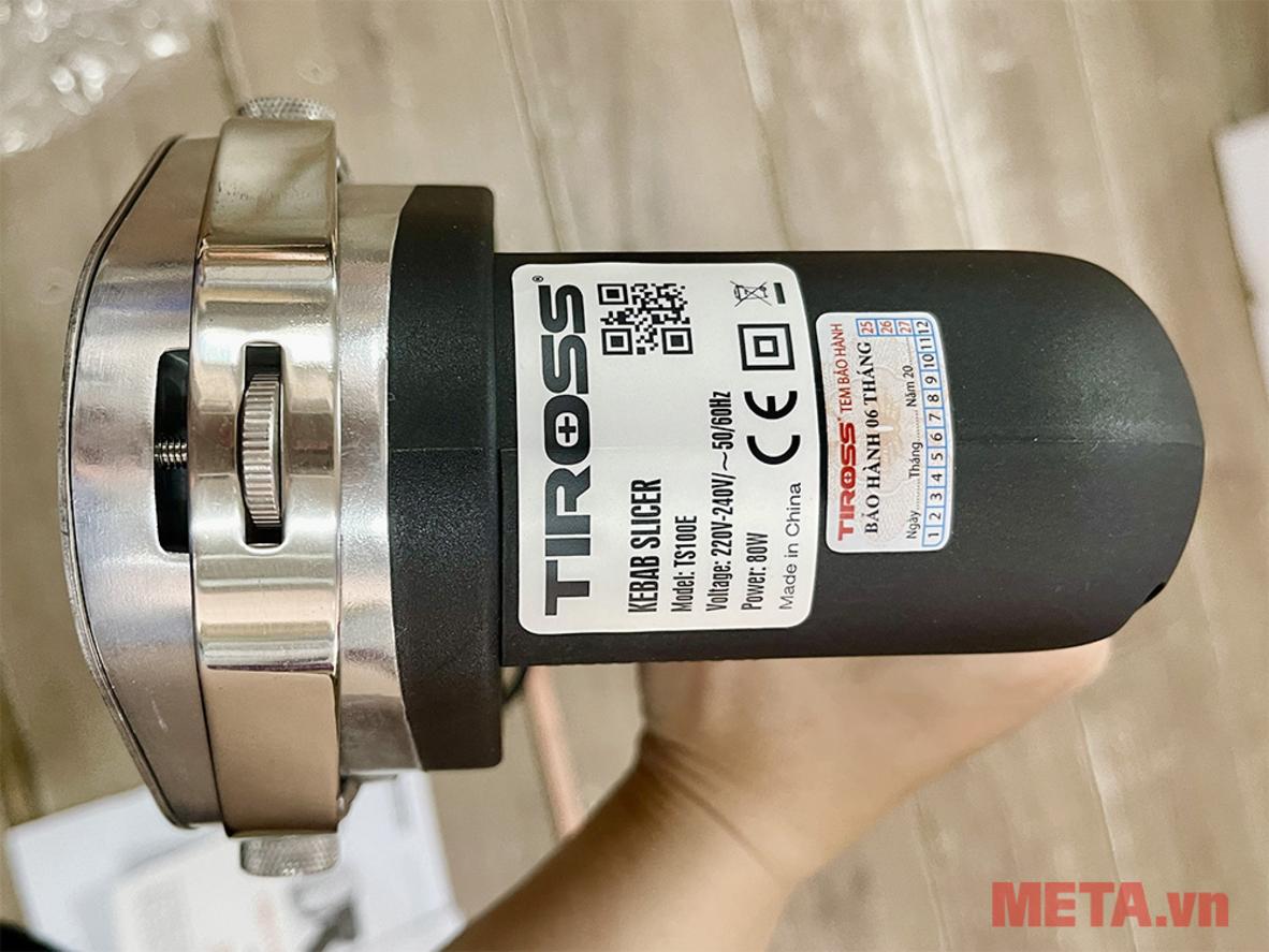 Lưỡi dao Inox Ø100mm Tiross TS100E