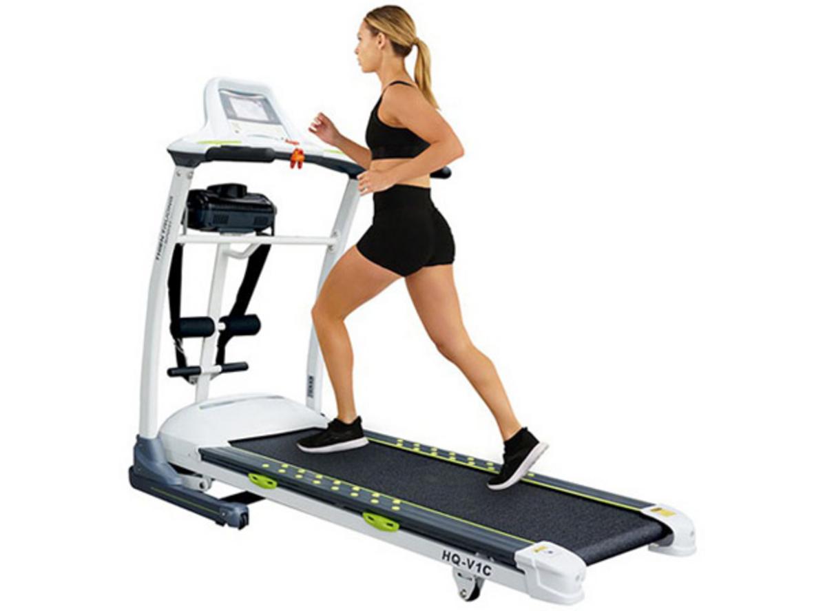 Nâng dốc điện tử 0–16% mở rộng bài tập, tối ưu đốt calo.