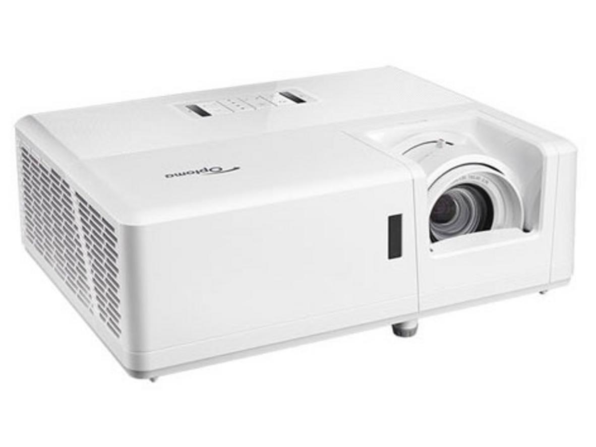 Demo hình ảnh 3.500 ANSI lumen chiếu trong phòng sáng (so sánh trước/sau).','imagePrompt':'Projector beam showing a bright, colorful image on a screen in a living room with daylight coming in.