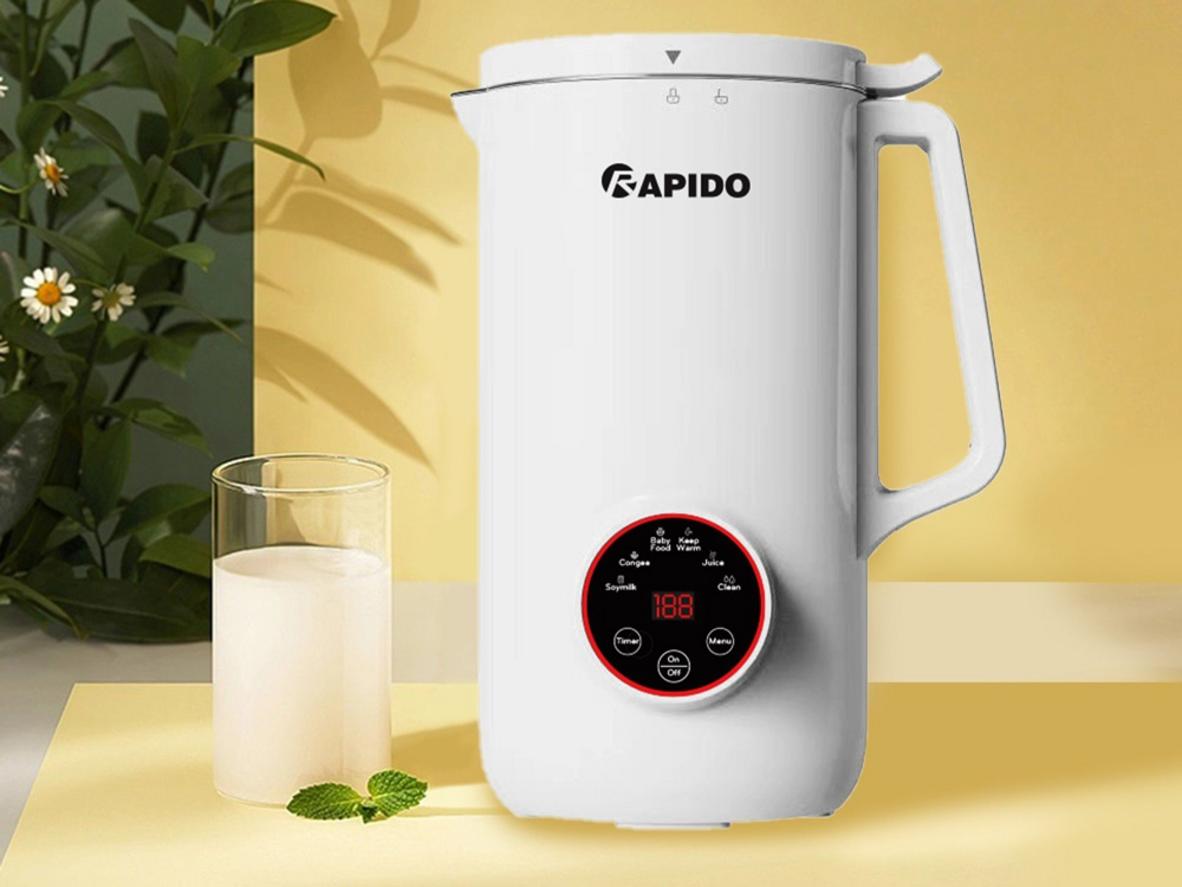 Động cơ 500W + công suất đun 150W cho hiệu suất nhanh gọn