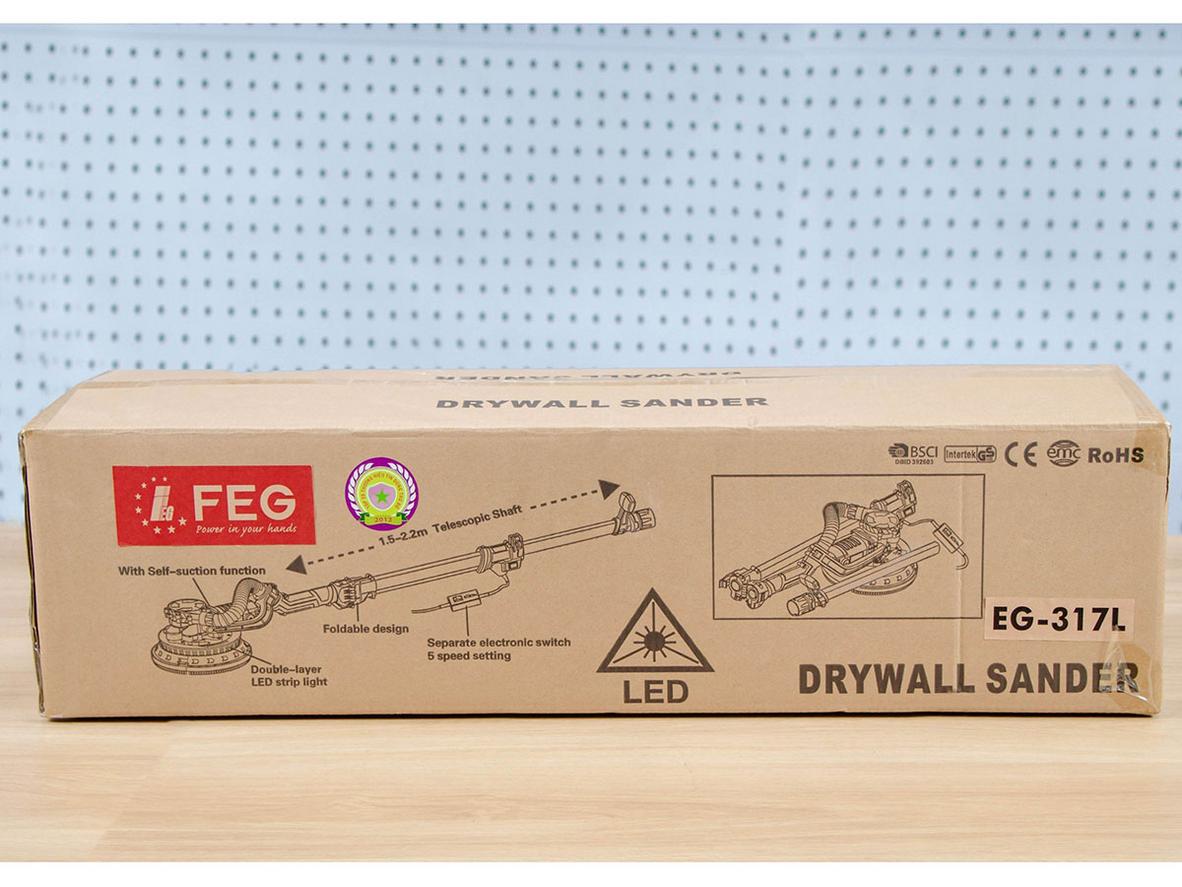 Mô tơ mạnh mẽ của FEG EG-317L giúp thi công nhanh hơn ngay cả trên bề mặt khó.