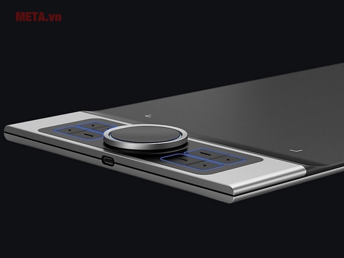 Dual dials và 8 phím tắt tăng tốc công việc