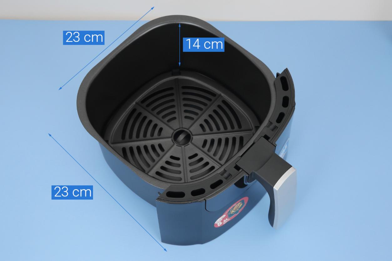 Dung tích 5.5 lít & Công suất 1400W phù hợp cho 3–5 người