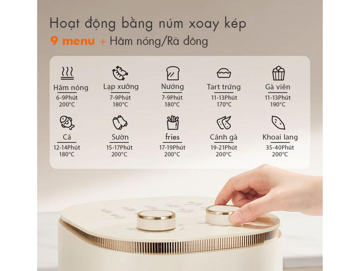 Dung tích 5L phù hợp cho gia đình